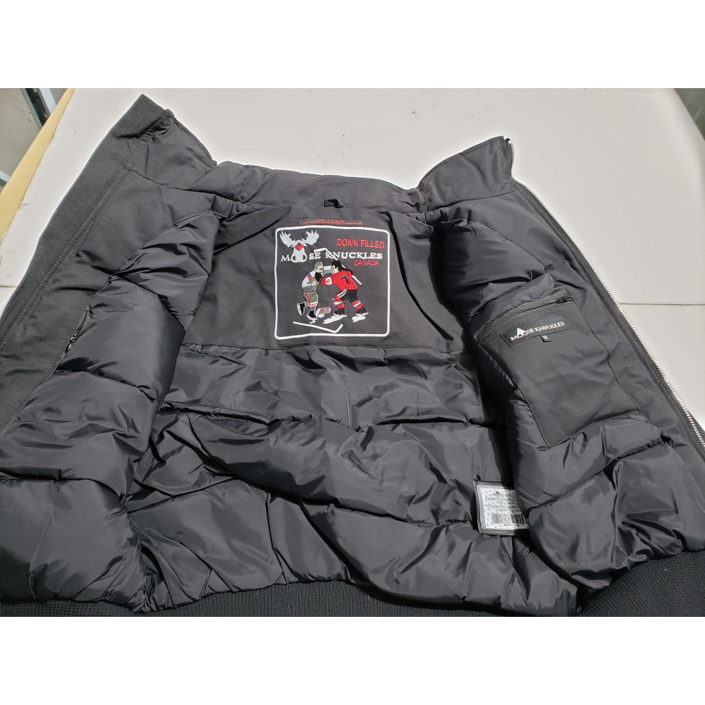 Flash sale | Moose Knuckles Down-Filled Bomber Jacket