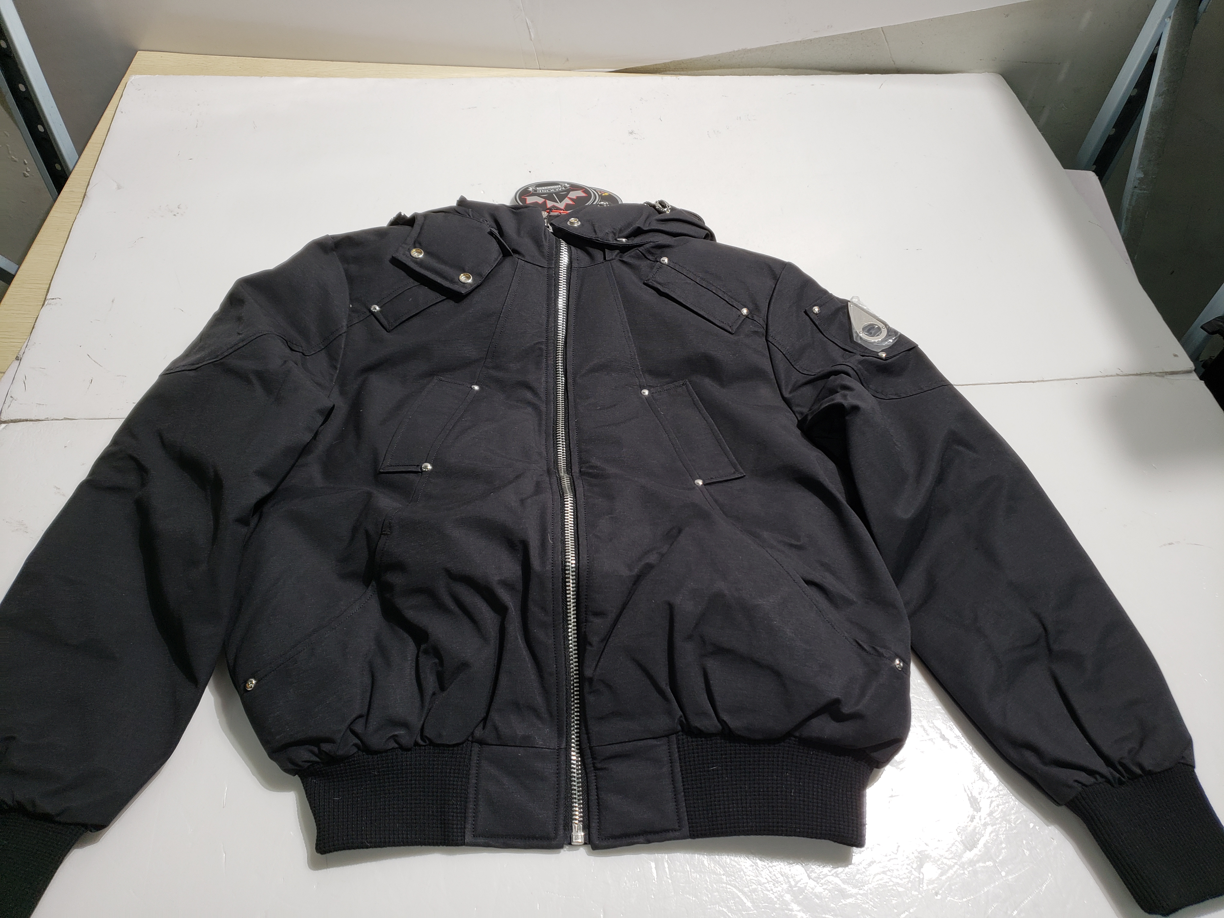 Moose Knuckles Down-Filled Bomber Jacket