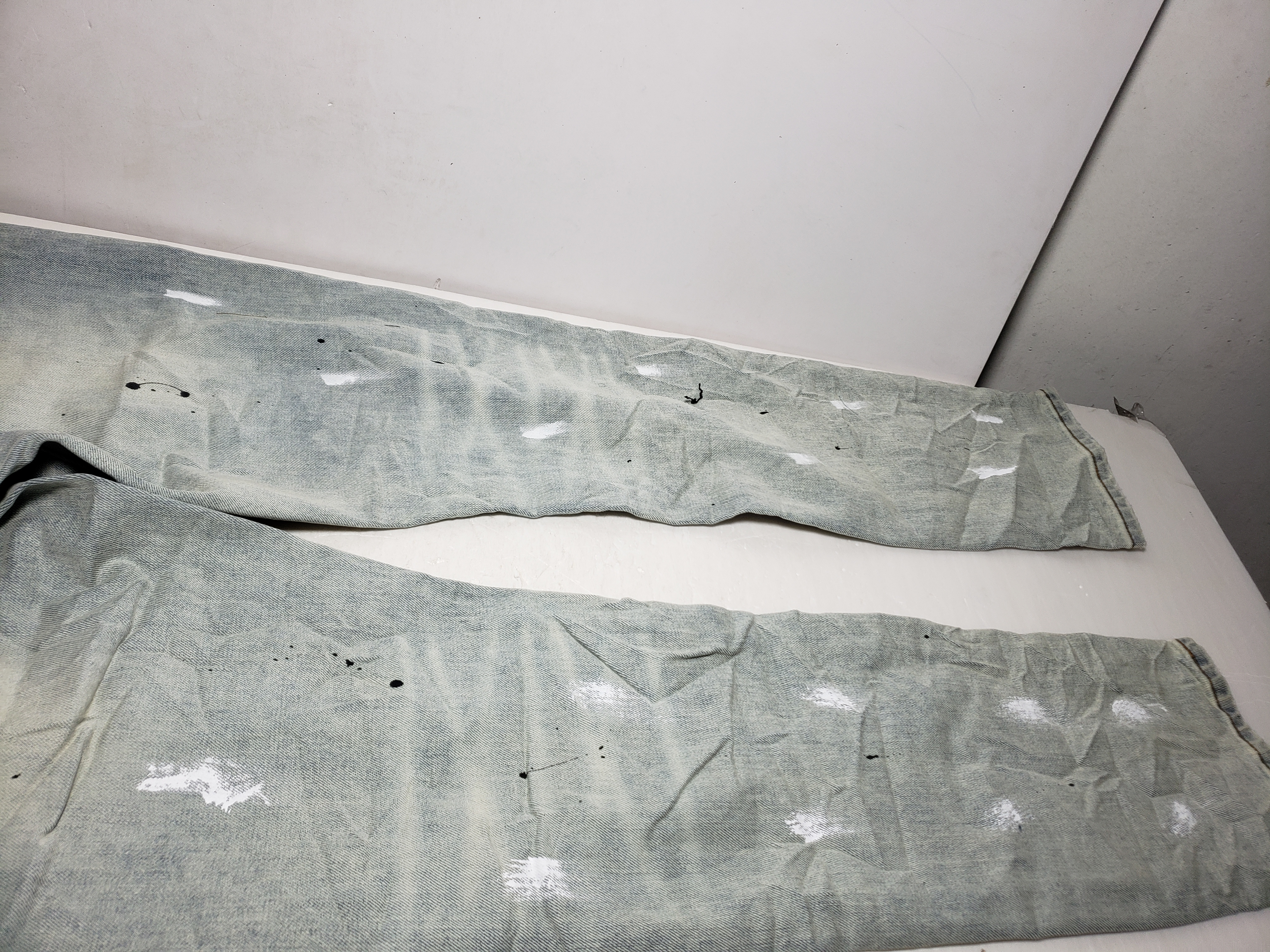 Purple Jeans American High Street Blue Distressed Distressed 2024 New Fashion Trend High Quality Jeans