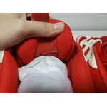 Replica Louis Vuitton Leather lace up Fashionable Board Shoes Red,51BCOLRB