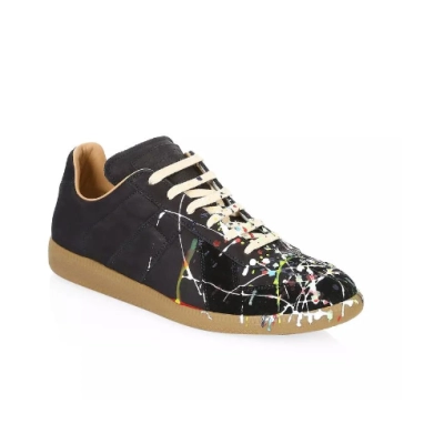 Maison Margiela Paint PKGoden low-top sneakers 02