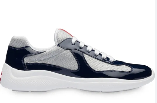Replica Prada America's Cup low-top Sneakers Navy Blue
