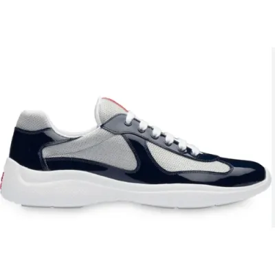 Replica Prada America's Cup low-top Sneakers Navy Blue 01