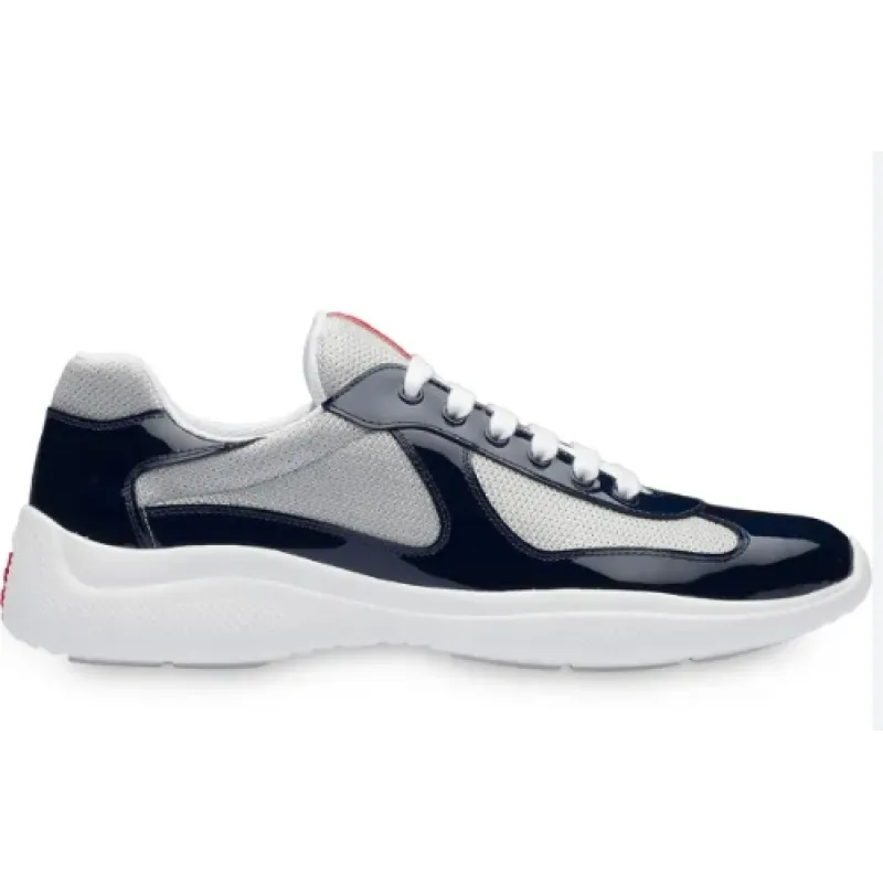 Replica Prada America's Cup low-top Sneakers Navy Blue