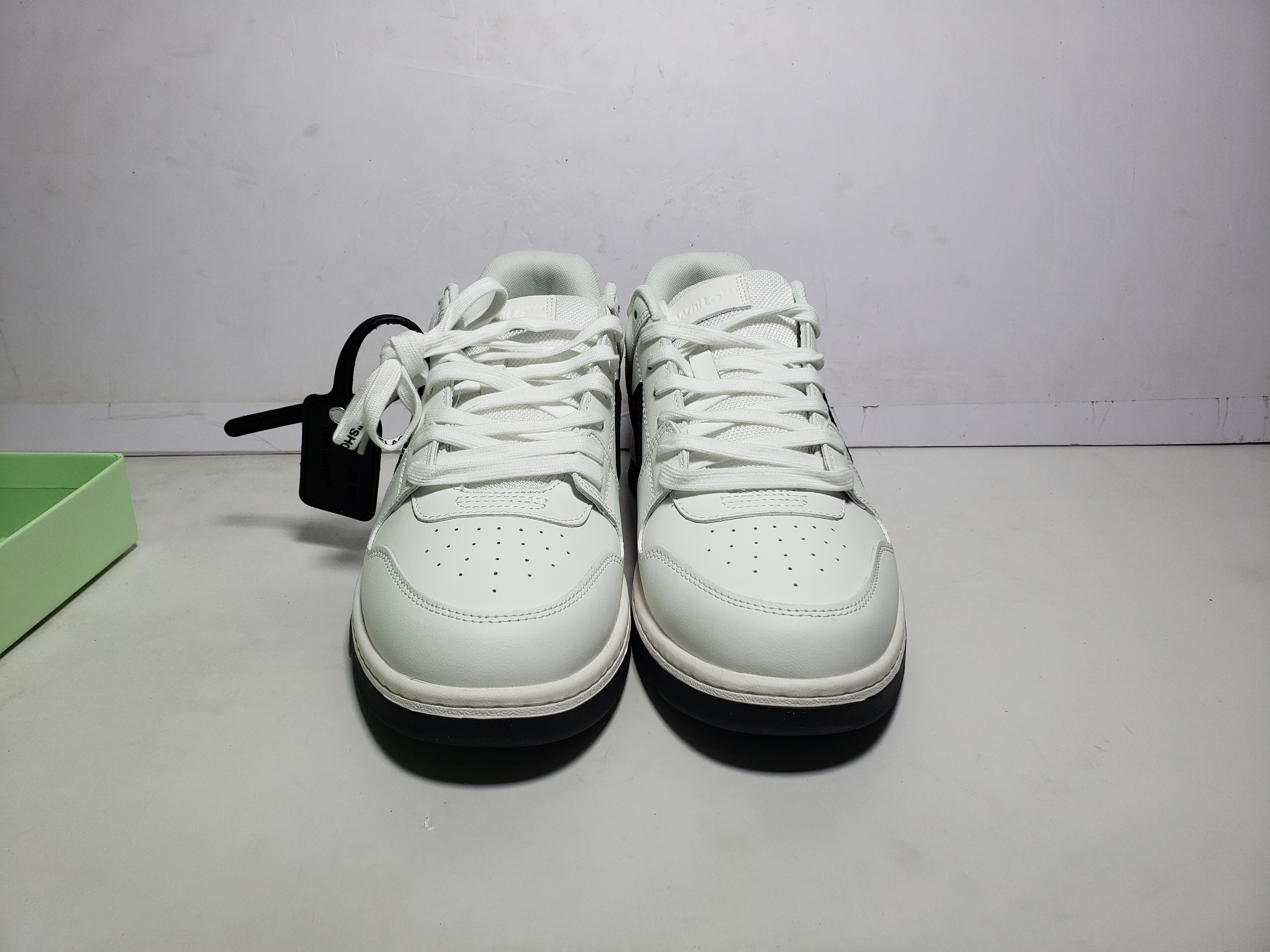 Replica OFF-WHITE Out Of Office OOO 30 MM Low Tops Black White Blue 