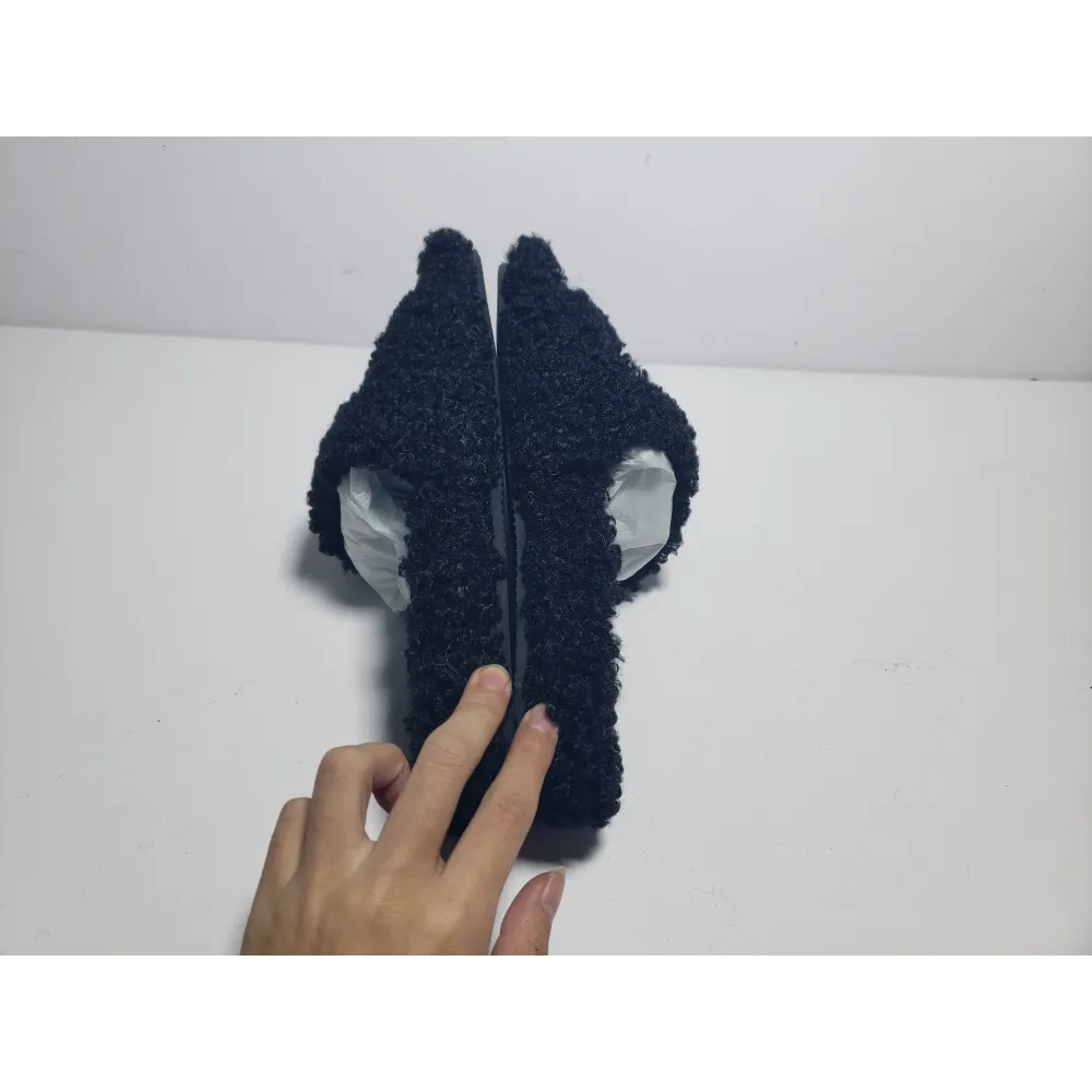 Flash sale| Balenciaga Furry Slide Black/White/Pink