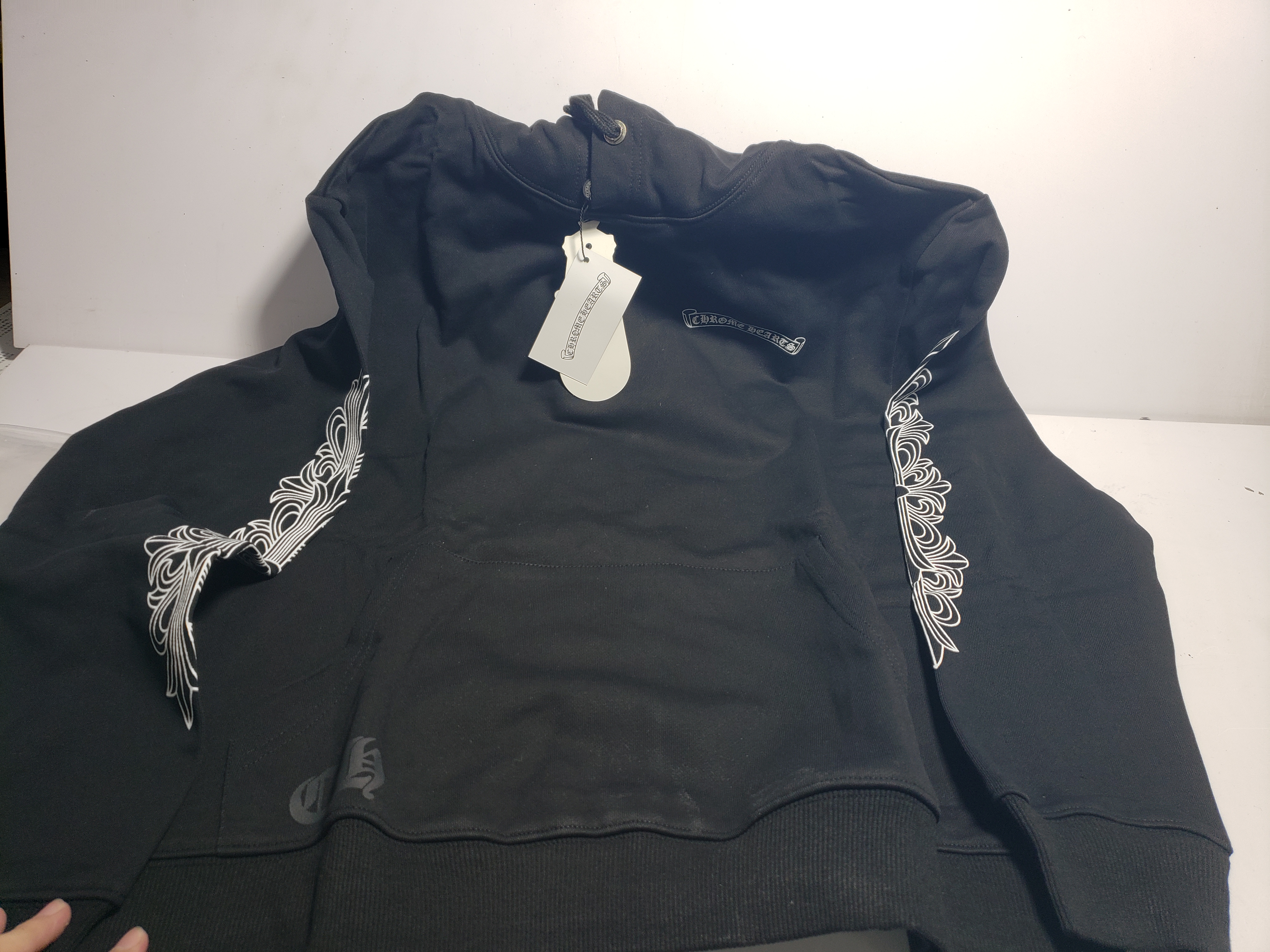 CHROME HEART Hoodies Black,8982