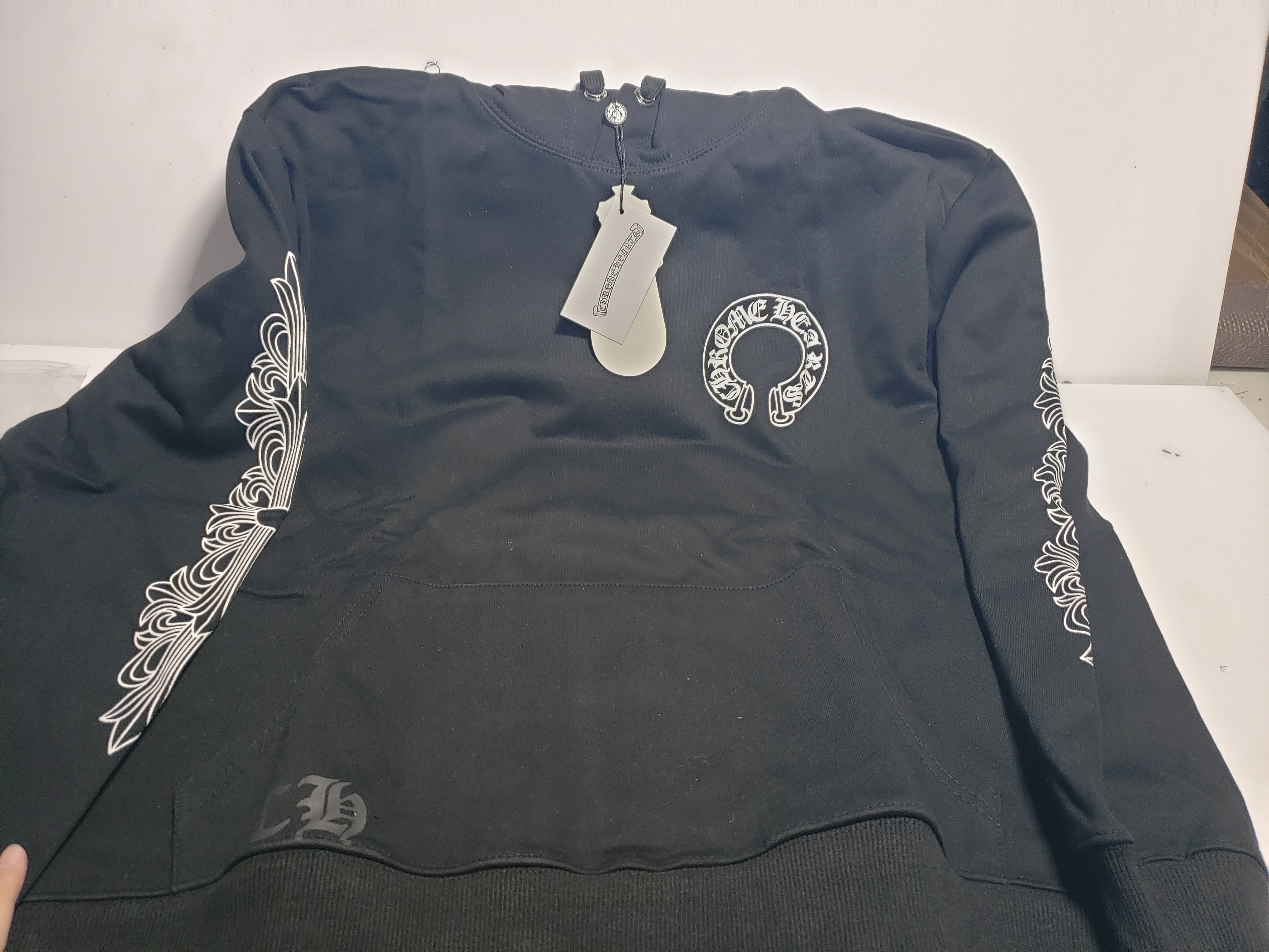 CHROME HEART Hoodies Black and White,8301