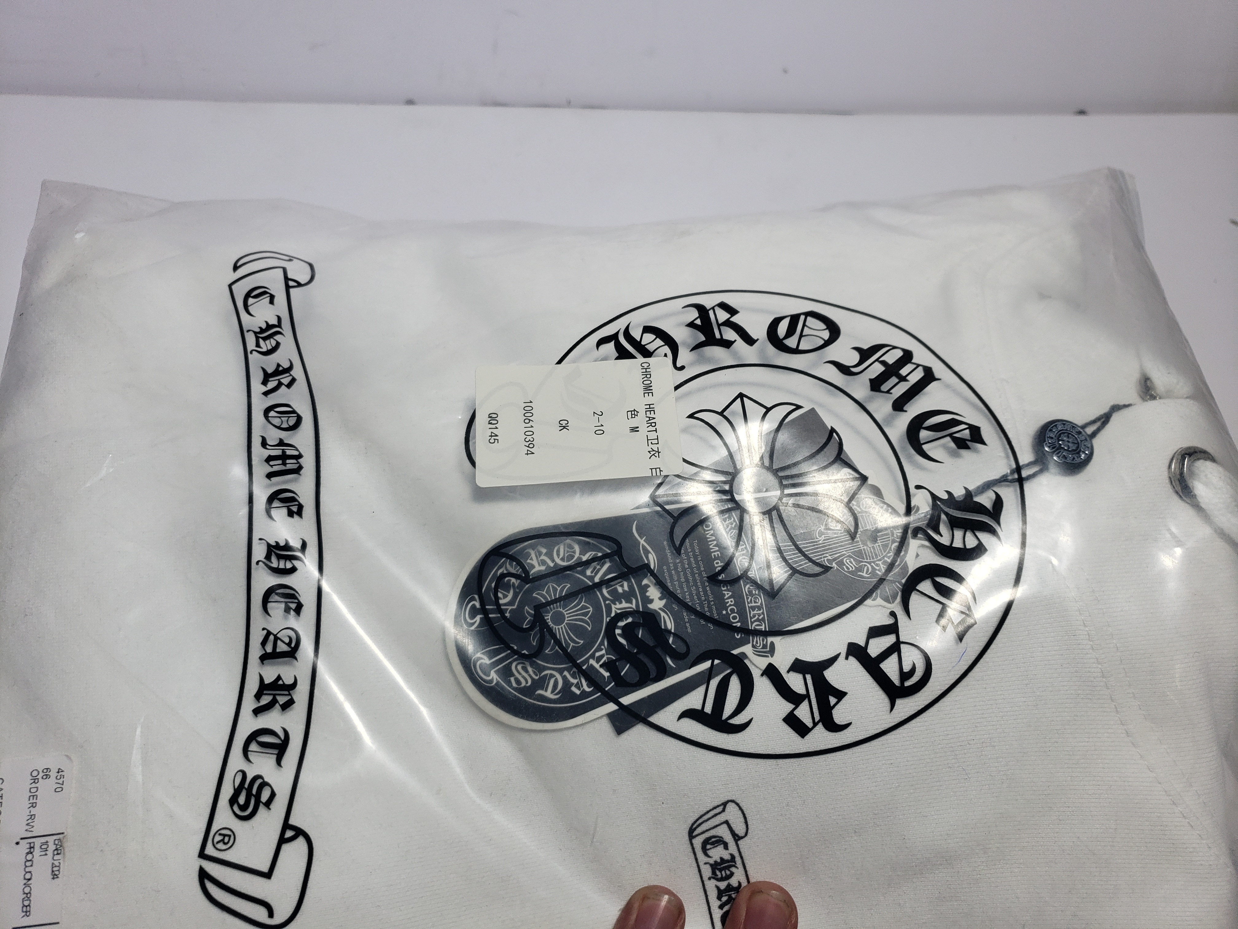 CHROME HEART Hoodies Black and White,8992