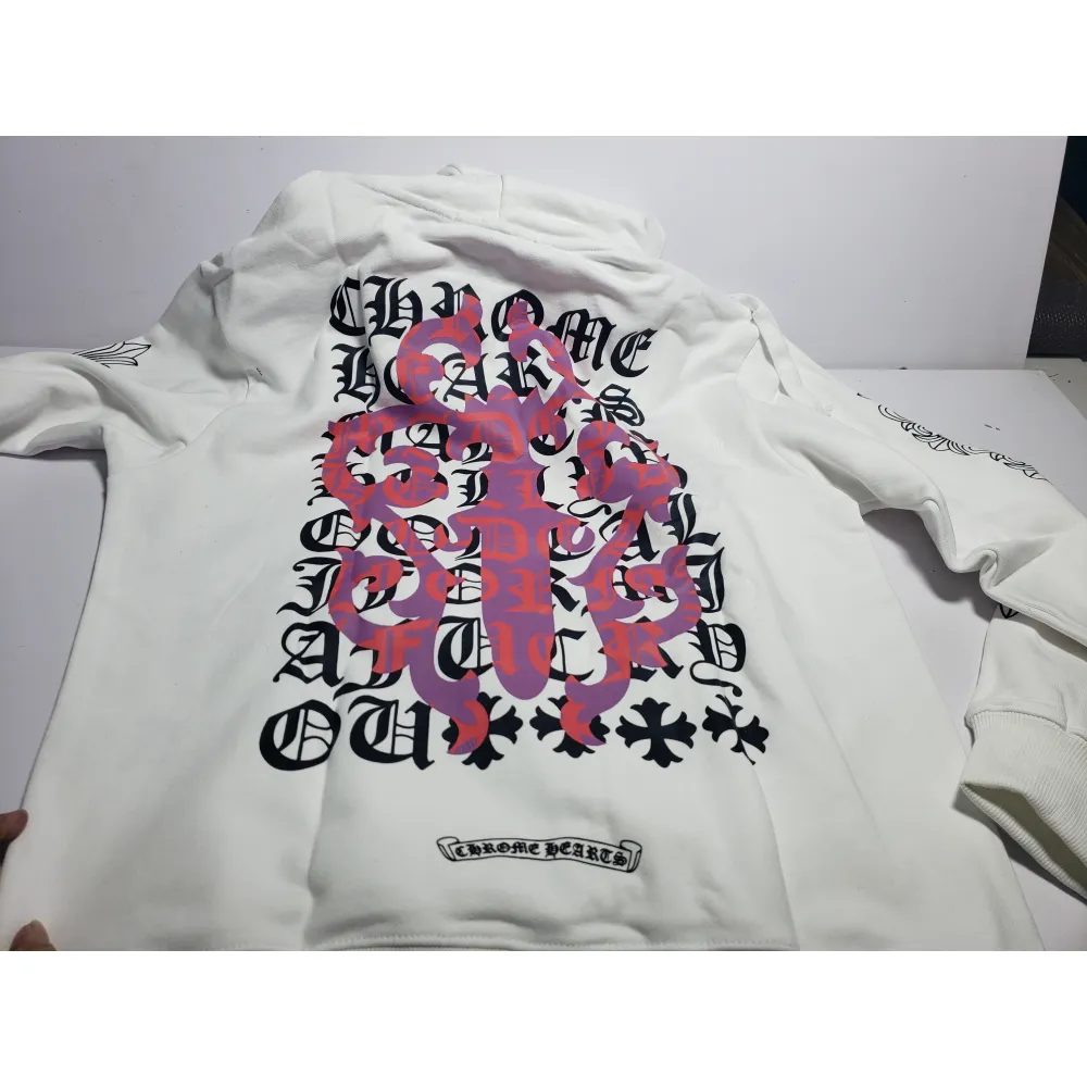 CHROME HEART Hoodies Black and White,8992