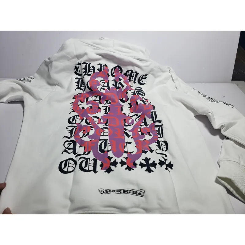 CHROME HEART Hoodies Black and White,8992