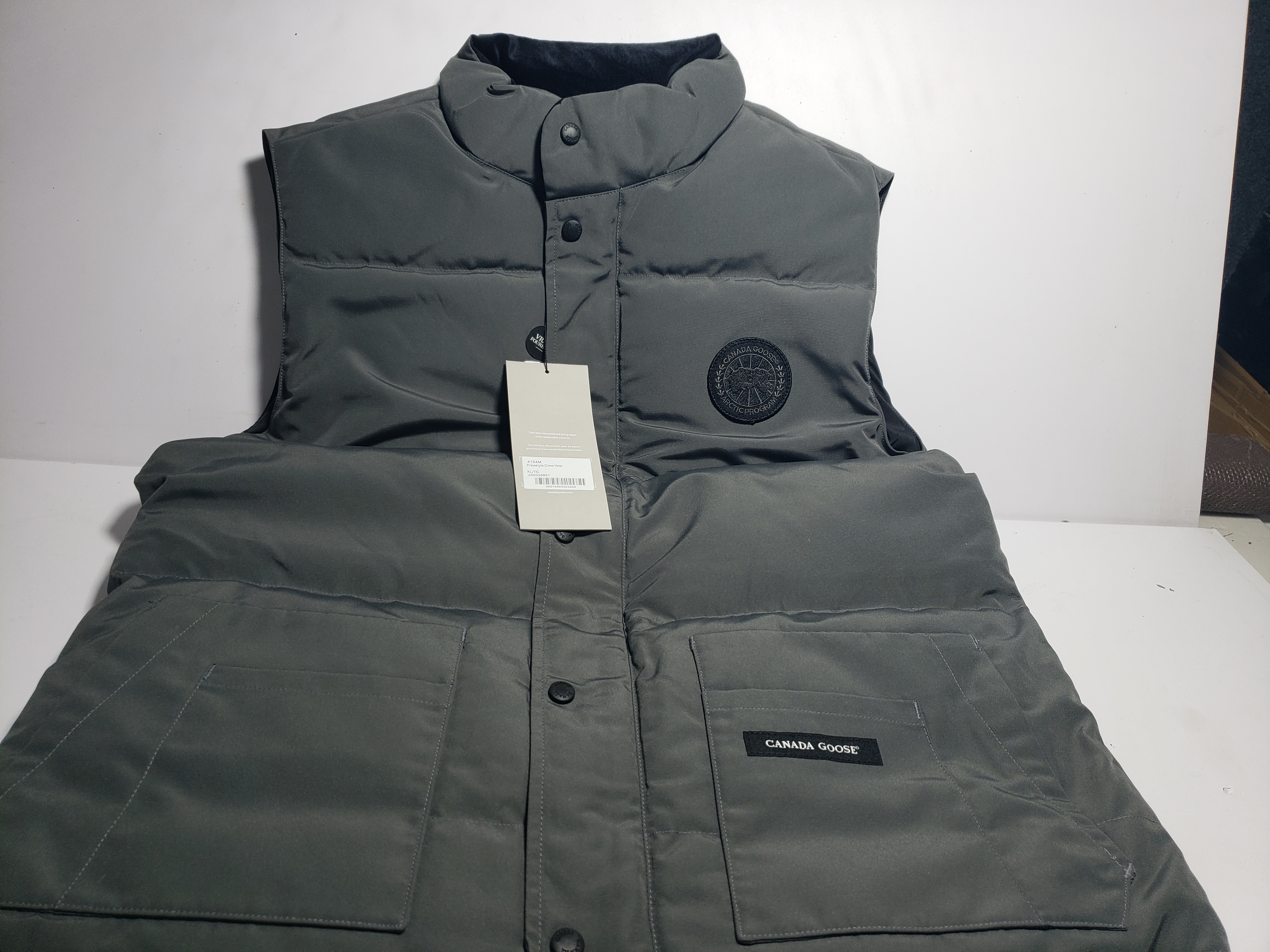Puffer CANADA GOOSE grey vest down jacket