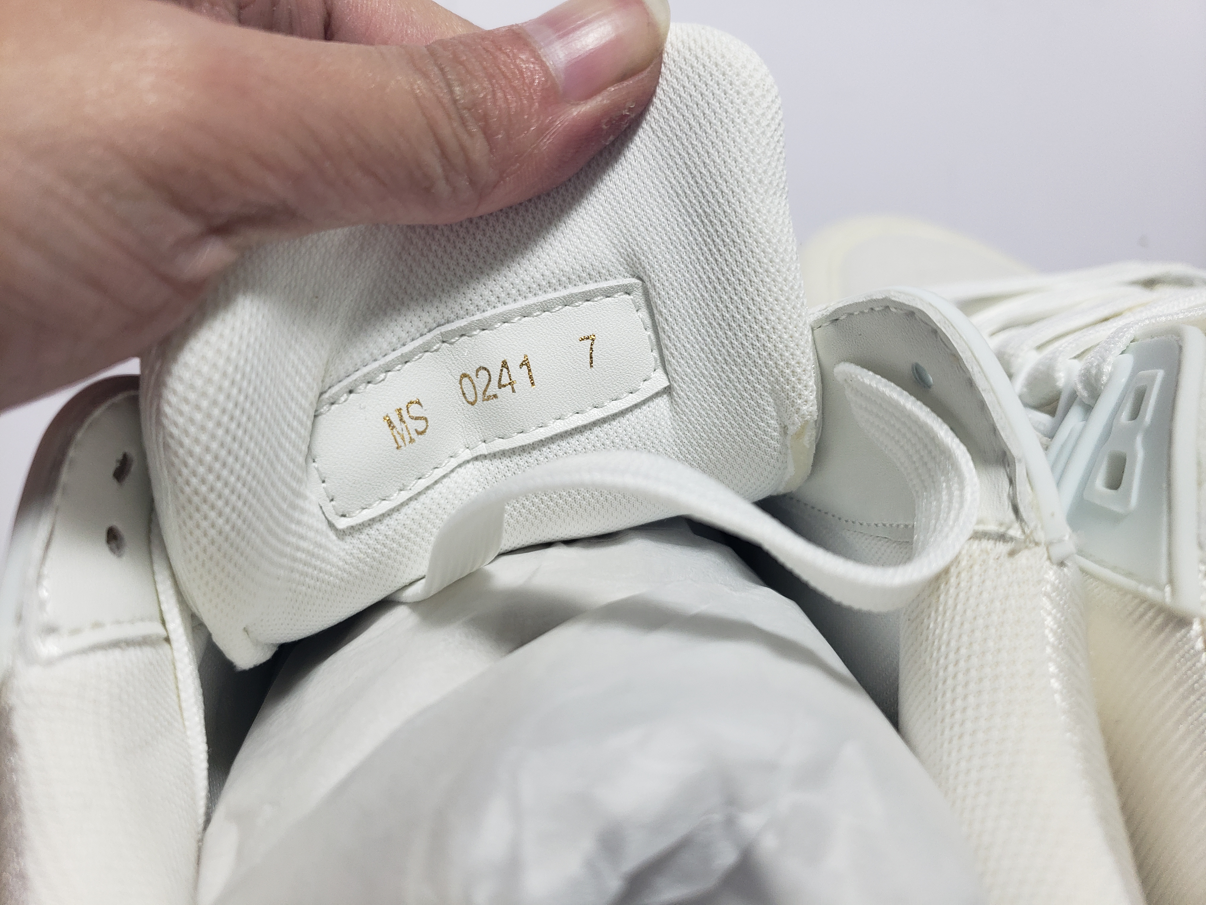 PKGoden Louis Vuitton Trainer White Denim,MS0241