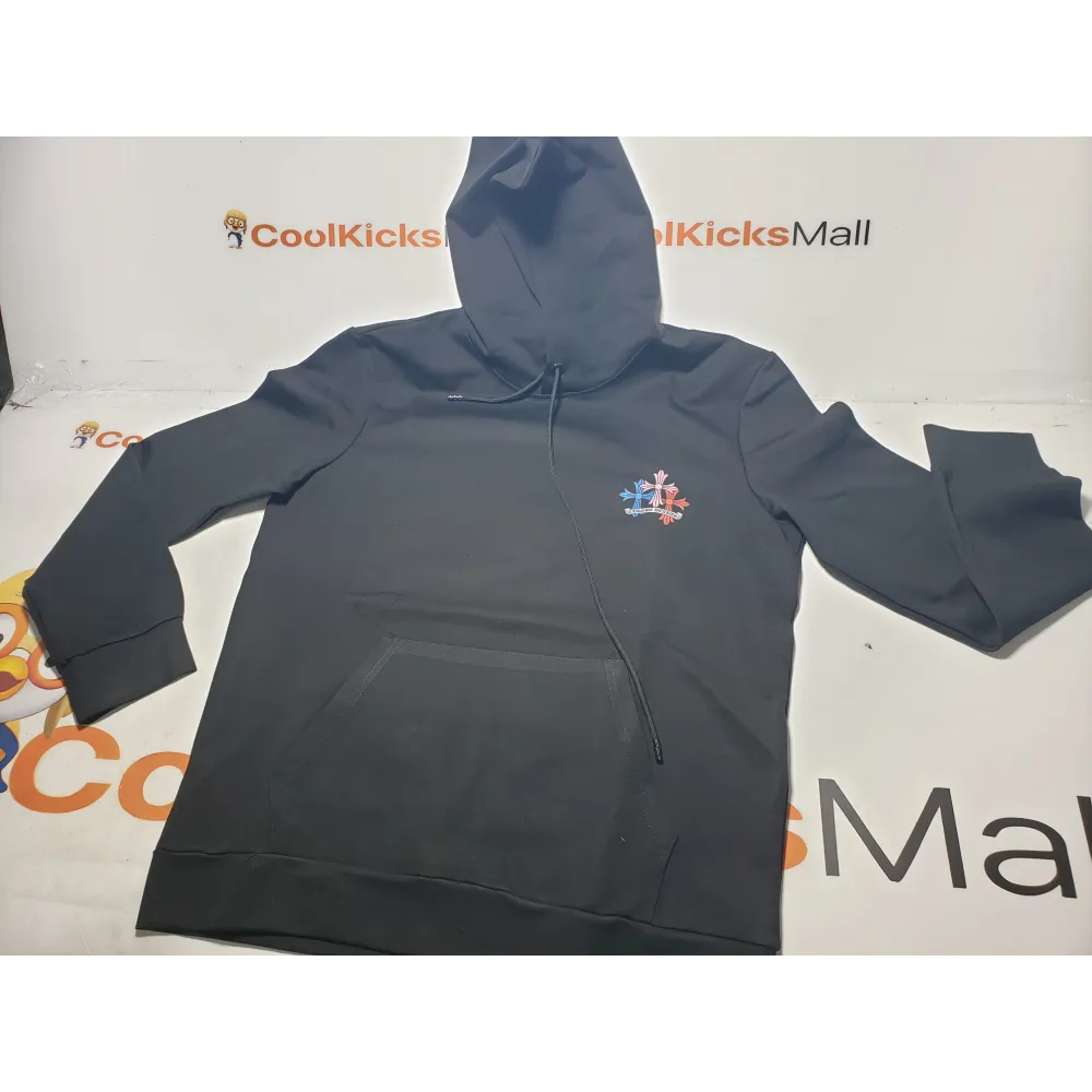 BLACK & MULTICOLOR ‘CROSS CEMETERY’ CHROME HEARTS HOODIE