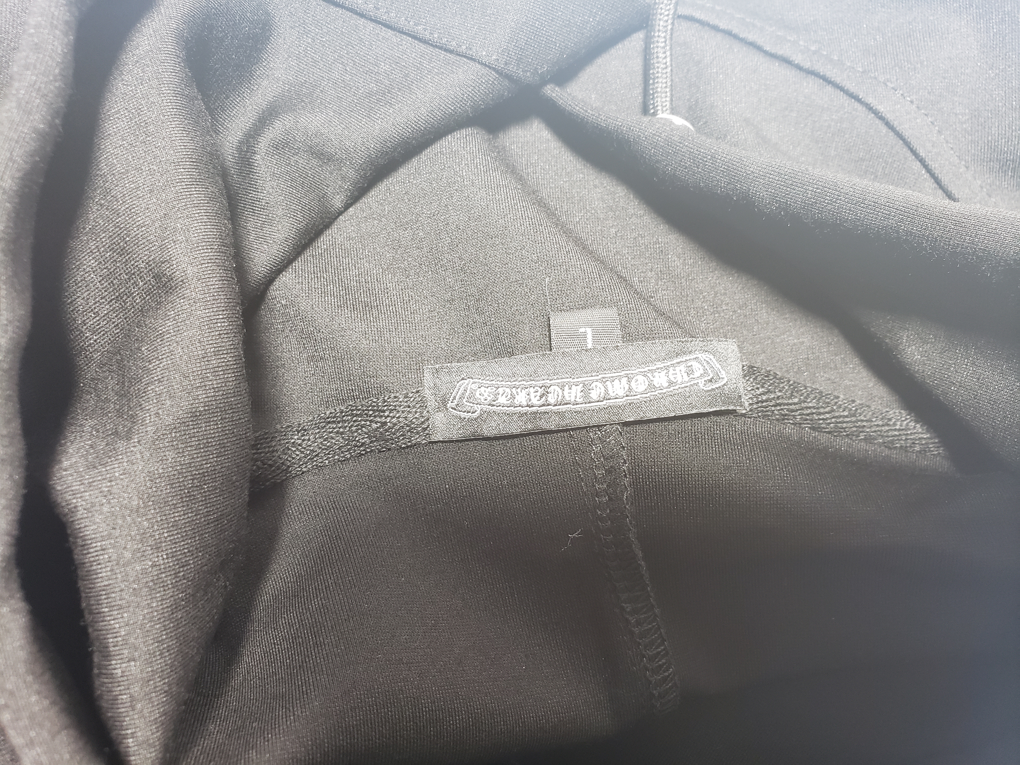 BLACK & MULTICOLOR ‘CROSS CEMETERY’ CHROME HEARTS HOODIE