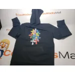 BLACK & MULTICOLOR ‘CROSS CEMETERY’ CHROME HEARTS HOODIE