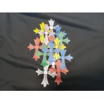 BLACK & MULTICOLOR ‘CROSS CEMETERY’ CHROME HEARTS HOODIE