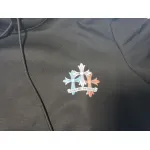 BLACK & MULTICOLOR ‘CROSS CEMETERY’ CHROME HEARTS HOODIE