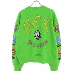Chrome Hearts Matty Boy Sex Records Crewneck Sweatshirt Citrus