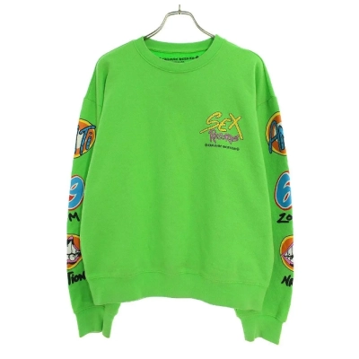 Chrome Hearts Matty Boy Sex Records Crewneck Sweatshirt Citrus 01