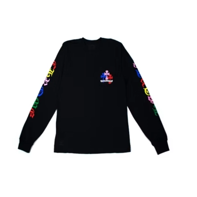 Chrome Hearts Multi Color Cross Cemetery L/S T-shirt 01
