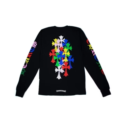 Chrome Hearts Multi Color Cross Cemetery L/S T-shirt 02