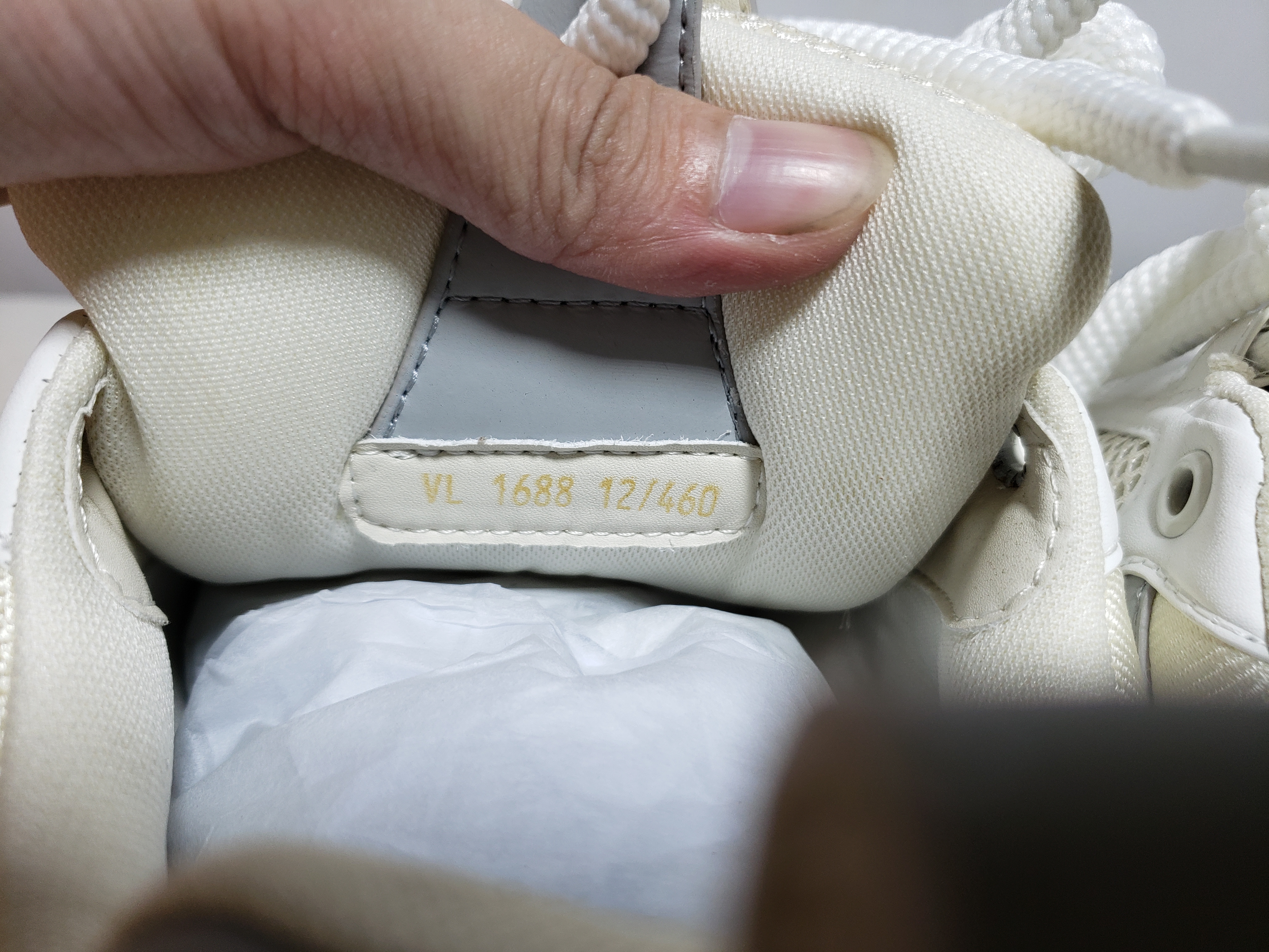 Replica Louis Vuitton Skate Monogram Light Grey