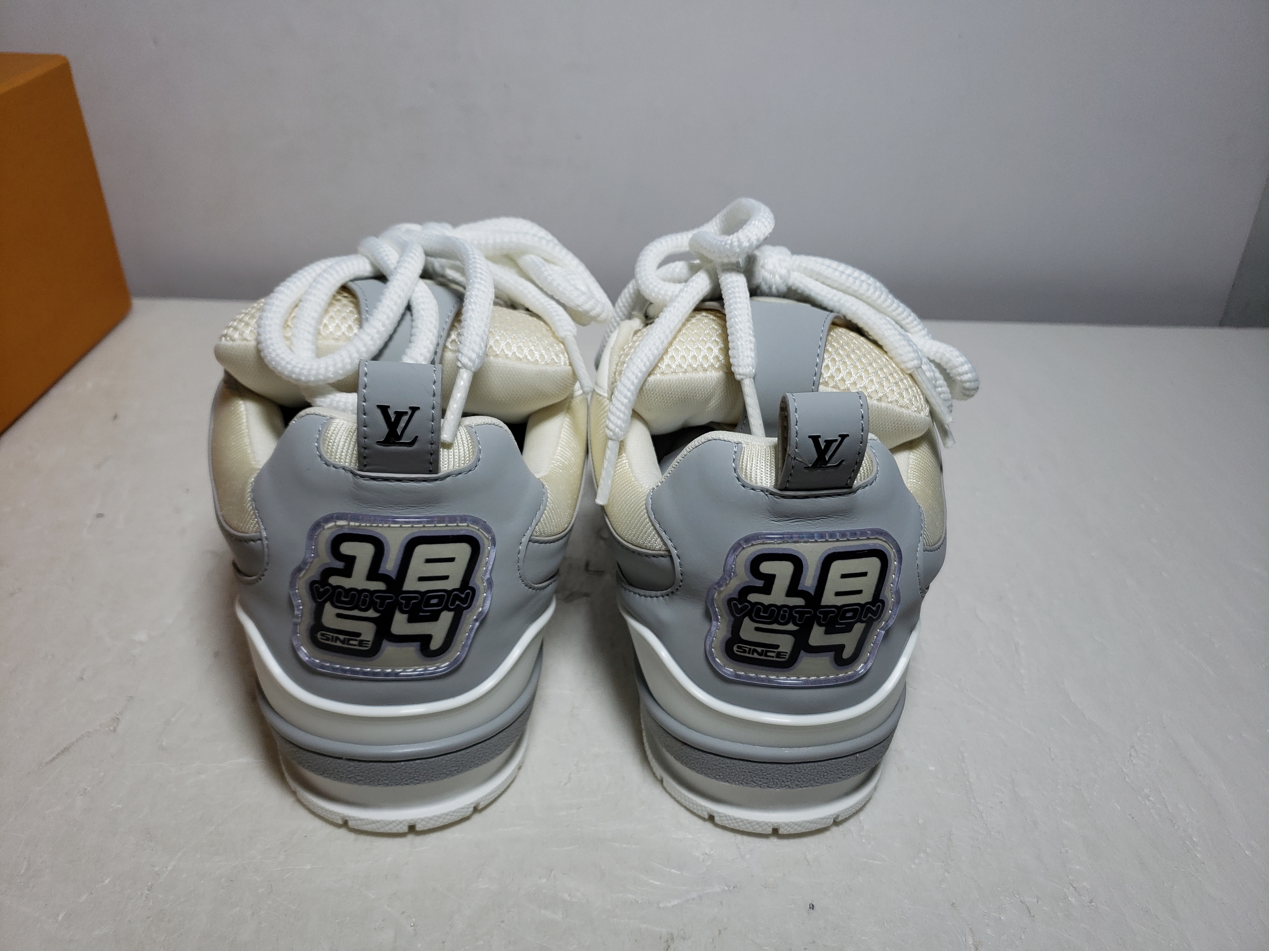 Replica Louis Vuitton Skate Monogram Light Grey