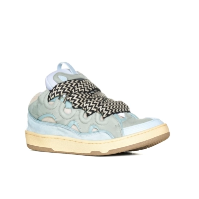 Lanvin Curb Sneaker Blue Grey 02