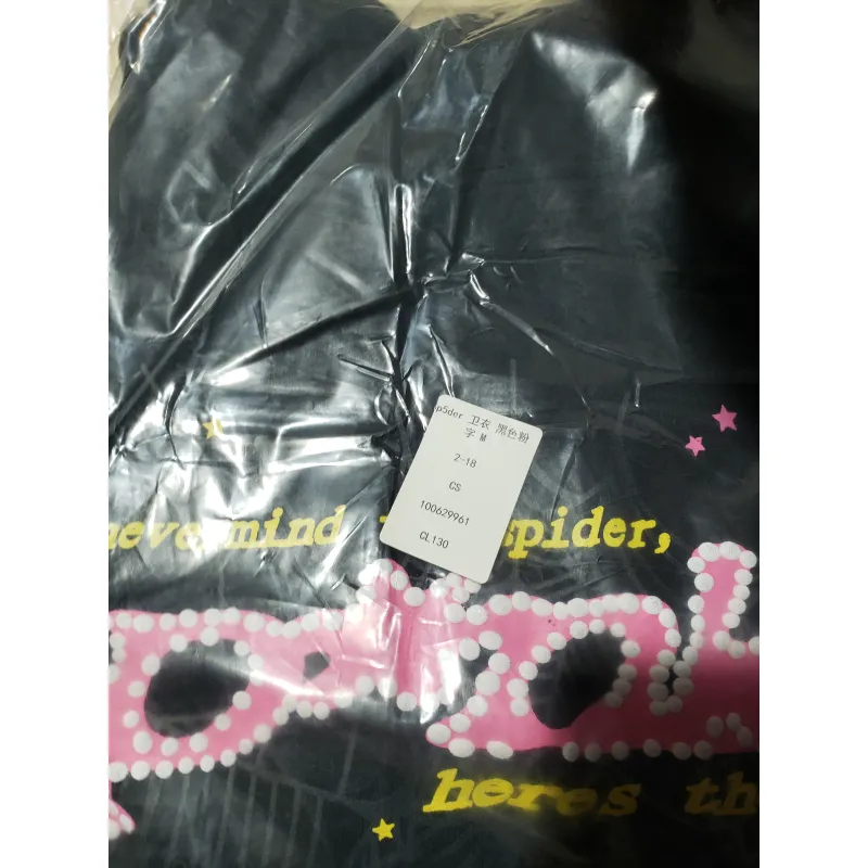 Sp5der Young Thug Black Punk Hoodie