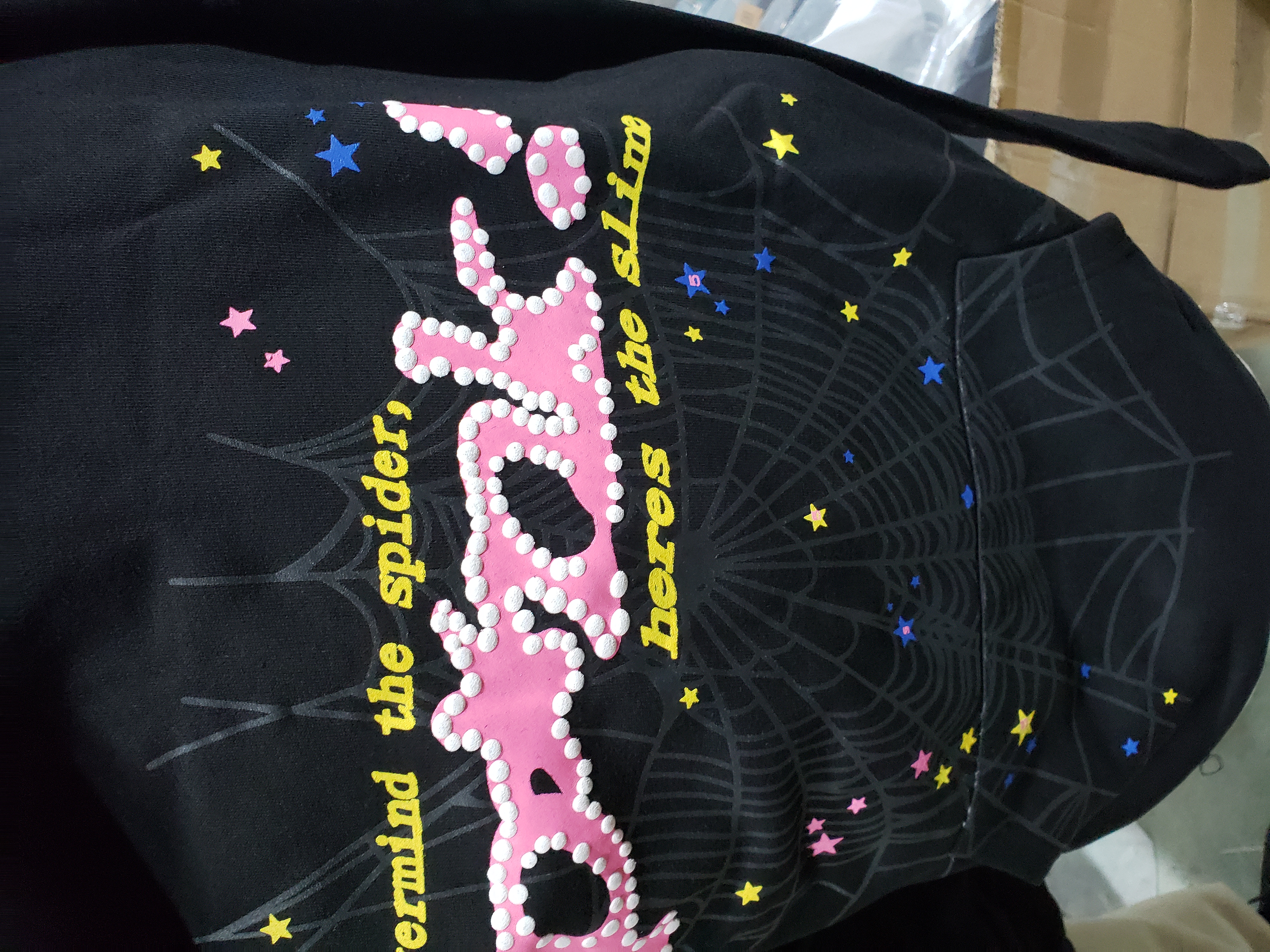 Sp5der Young Thug Black Punk Hoodie