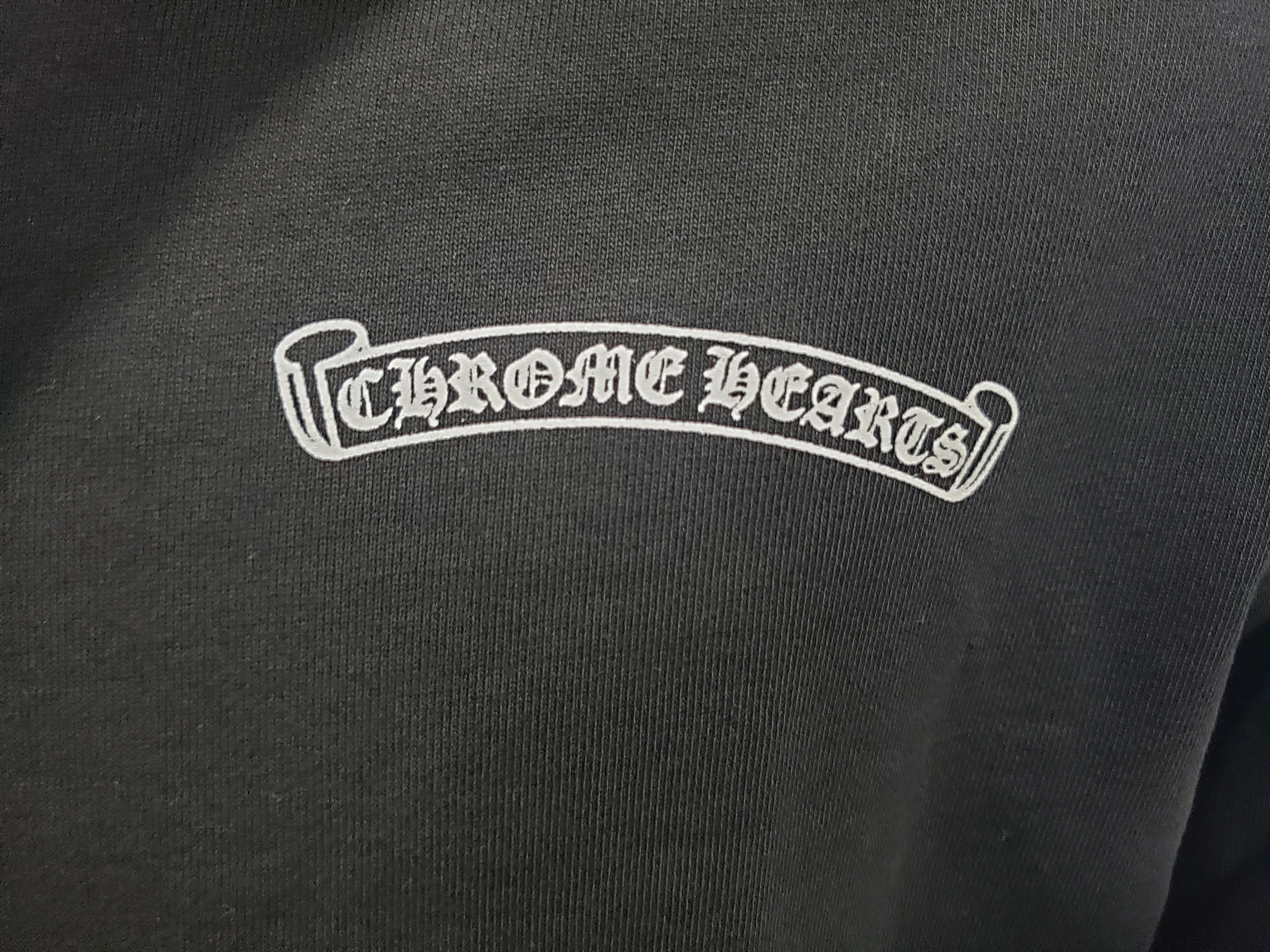 CHROME HEART Hoodies Black and White,8211
