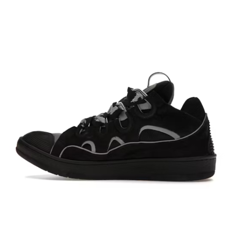 Lanvin Curb Sneaker Black Grey