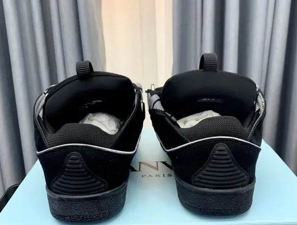 Lanvin Curb Sneaker Black Grey