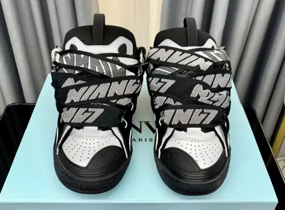 Lanvin Curb Sneaker Black Grey