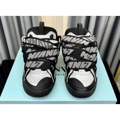 Lanvin Curb Sneaker Black Grey 02