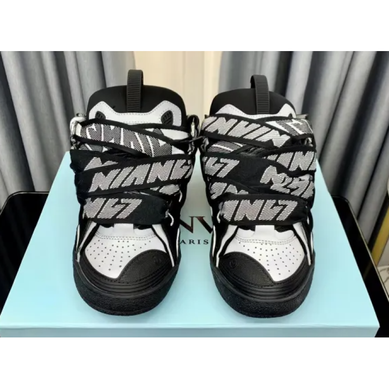 Lanvin Curb Sneaker Black Grey
