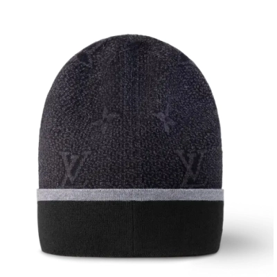 Louis Vuitton Hat Beanie Black 02