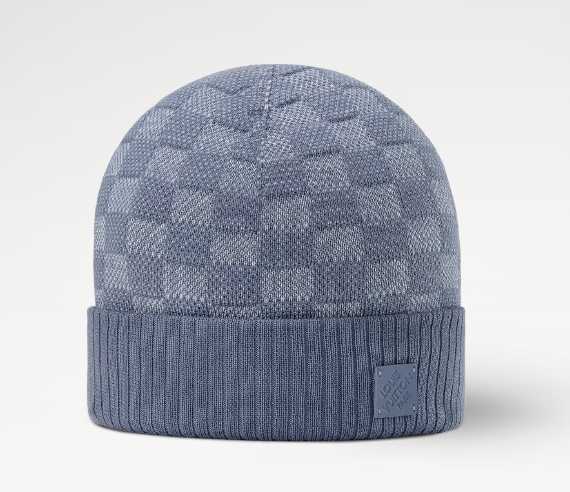 Louis Vuitton Wool Hat Beanie Blue