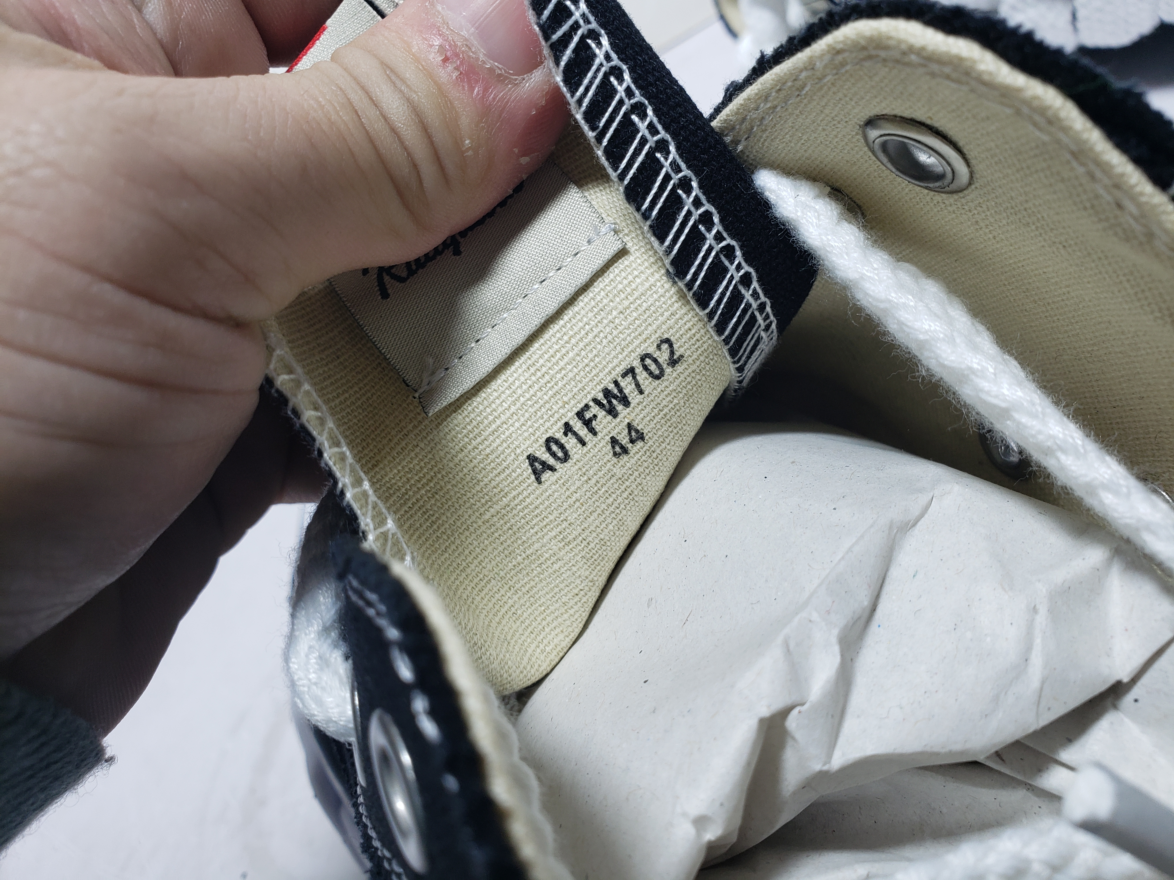 Maison Mihara Yasuhiro Hank OG Sole Canvas Low,  A05FW702