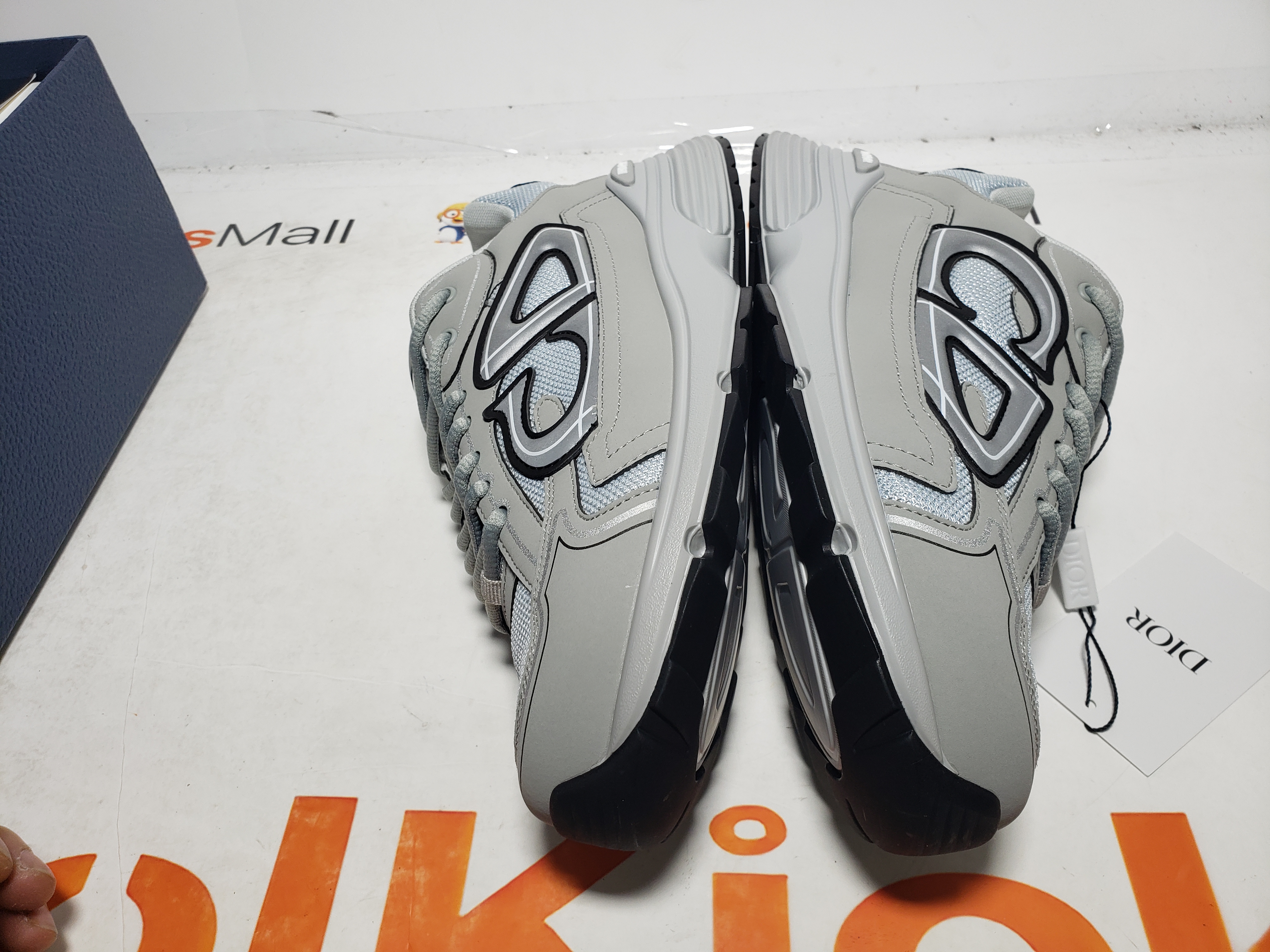 Replica Dior Light Grey B30 Sneakers Grey ,3SN279ZND-H860