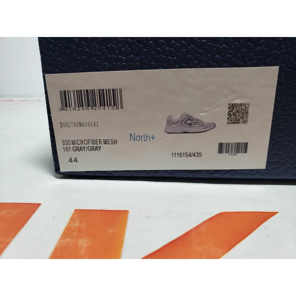 Replica Dior Light Grey B30 Sneakers Grey ,3SN279ZND-H860