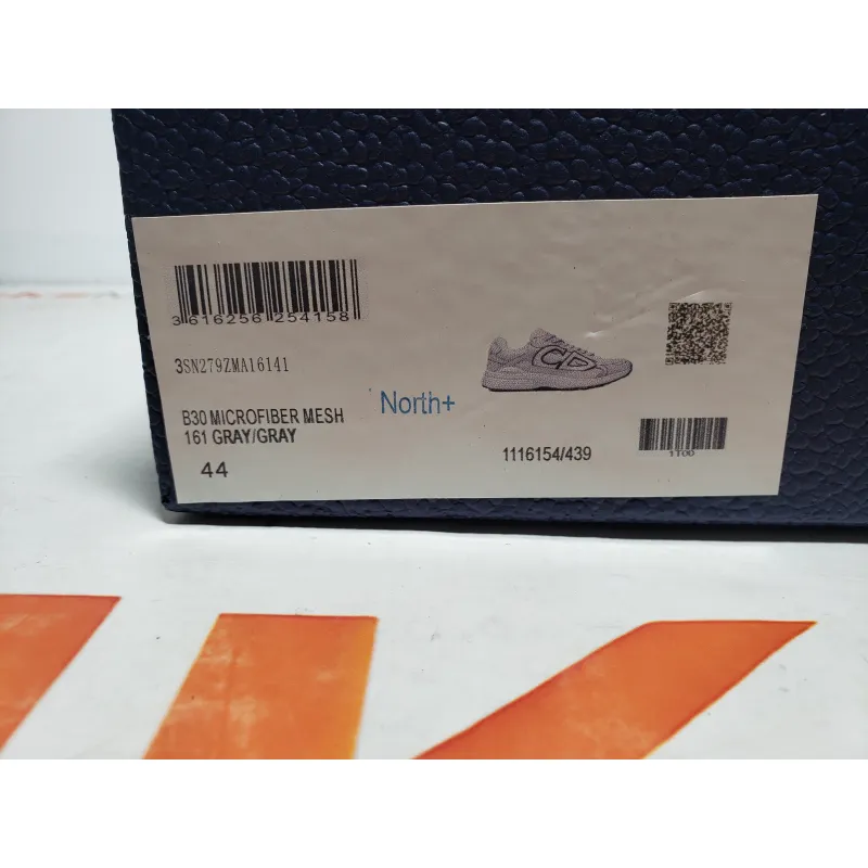 Replica Dior Light Grey B30 Sneakers Grey ,3SN279ZND-H860