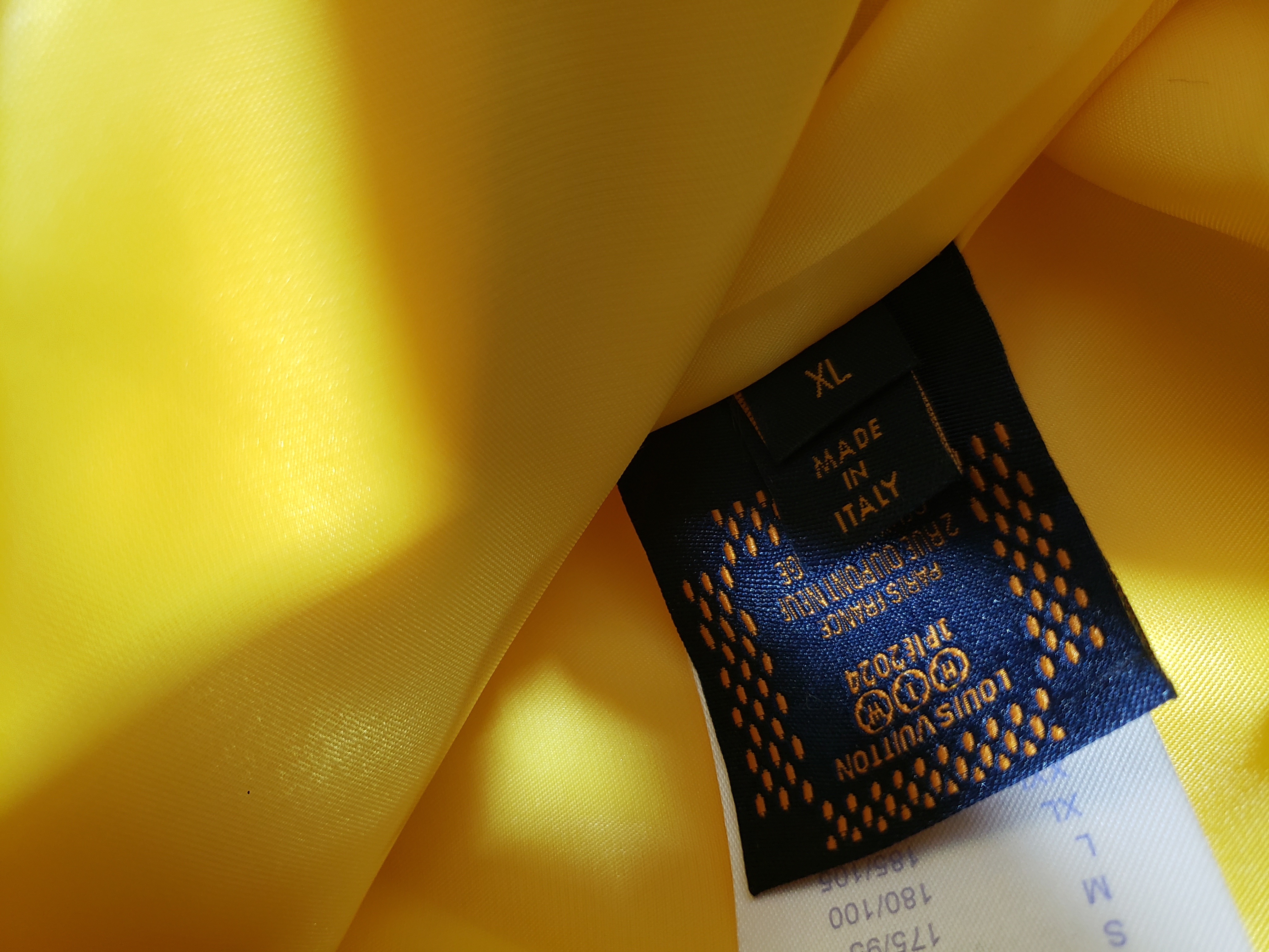 Louis Vuitton yellow and black panther tweed jacket