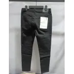 Purple Jeans A Black High-Waisted Pleated Basic Jeans