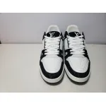 Replica Louis Vuitton Trainer Black And White Cloth Cover,VL1202