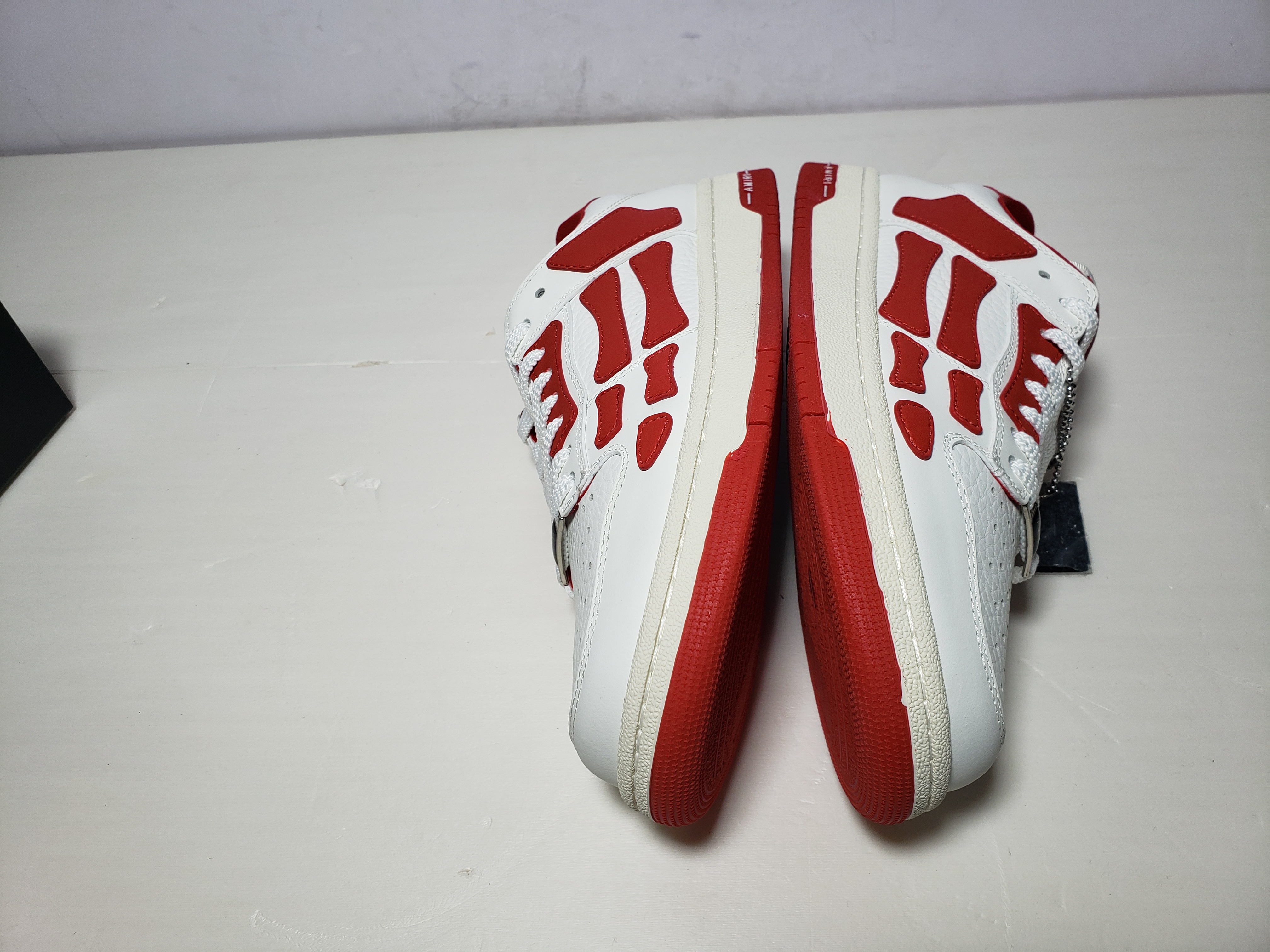 Replica AMIRI Skel Top Low Whtie Red 