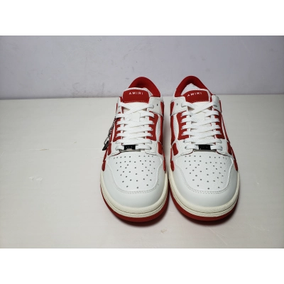 Replica AMIRI Skel Top Low Whtie Red  02