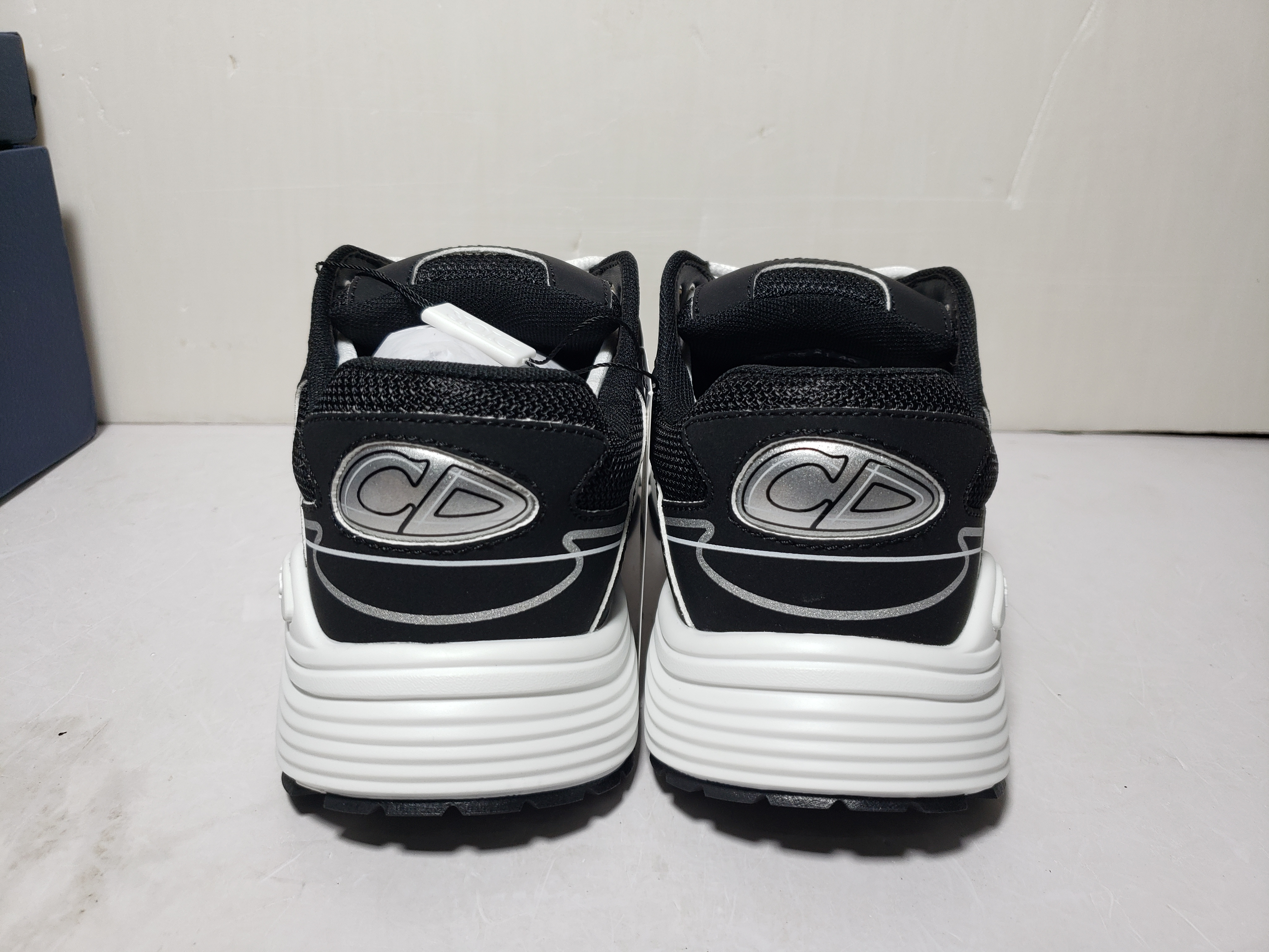 Replica Dior Light Grey B30 Sneakers Black Coffee Color ,3SN279ZND-H969