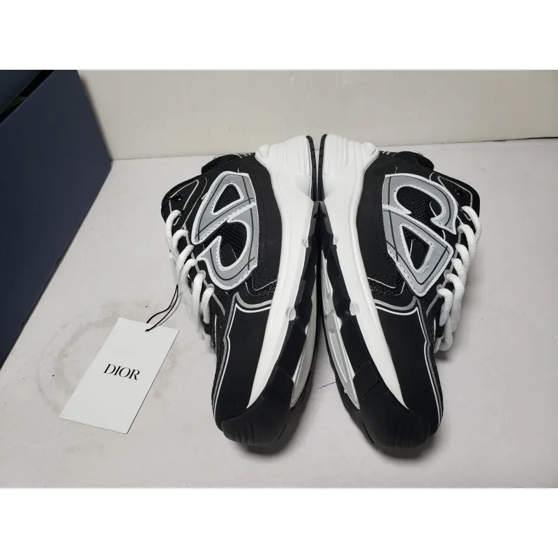 Replica Dior Light Grey B30 Sneakers Black Coffee Color ,3SN279ZND-H969